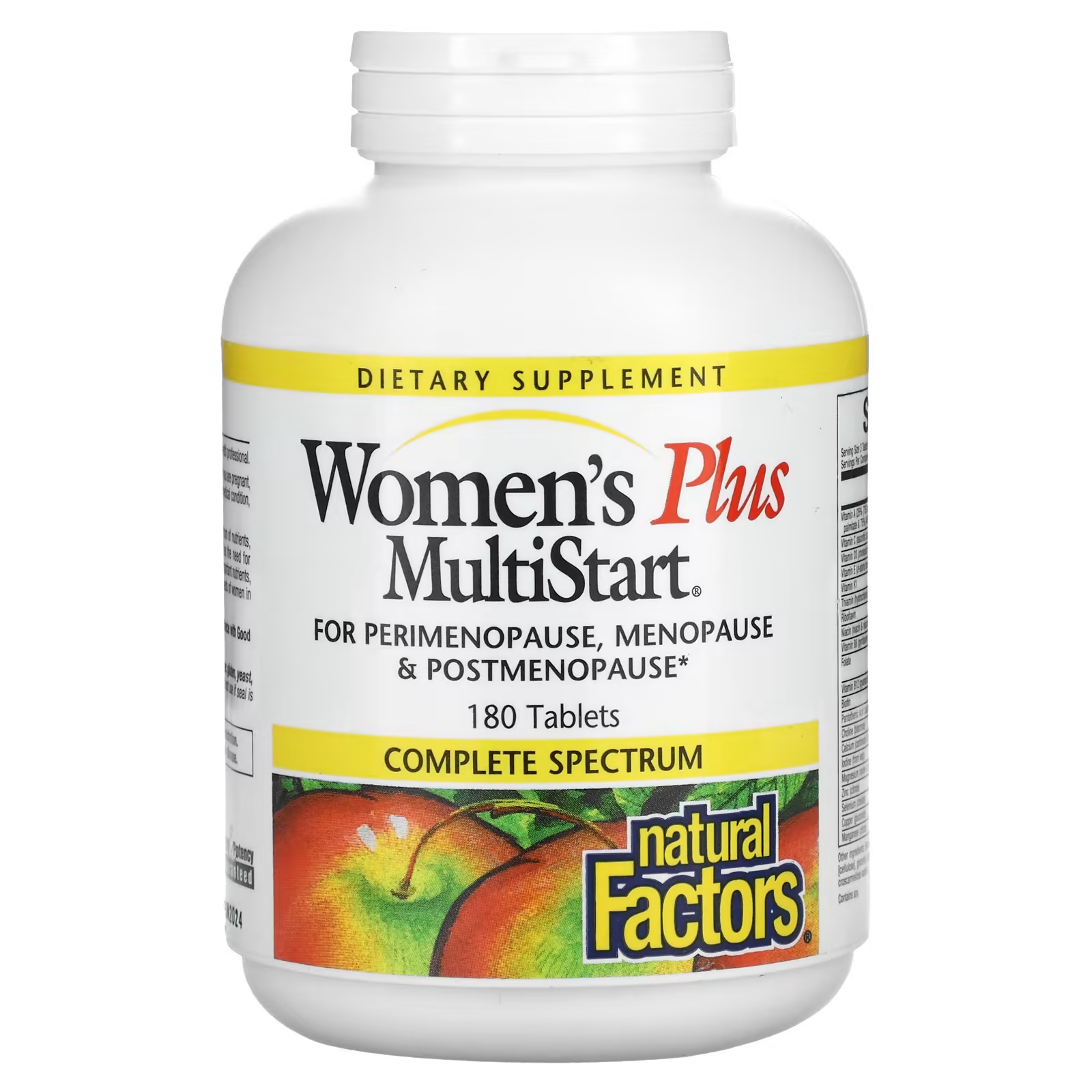 Natural Factors Women Plus MultiStart мультивитамины для женщин, 180 таблеток natural factors multistart мультивитамины для мужчин старше 50 лет 120 таблеток