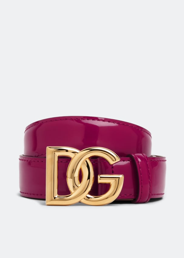 Ремень DOLCE&GABBANA DG belt, розовый