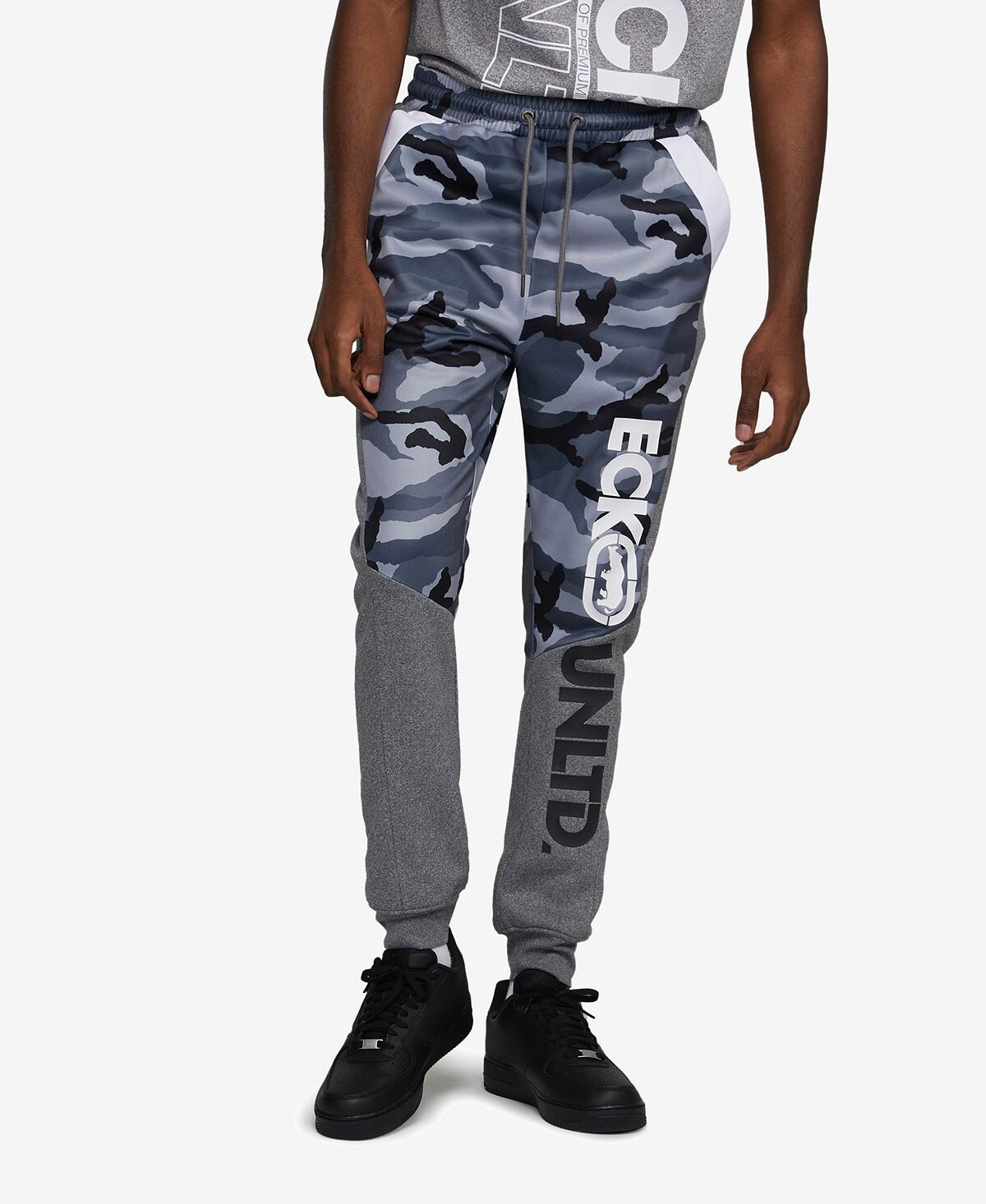 

Мужские флисовые джоггеры color block smooth curves Ecko Unltd, мульти, Серый