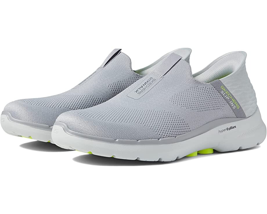 

Кроссовки Go Walk 6 Slip-Ins - Easy On SKECHERS Performance, серый