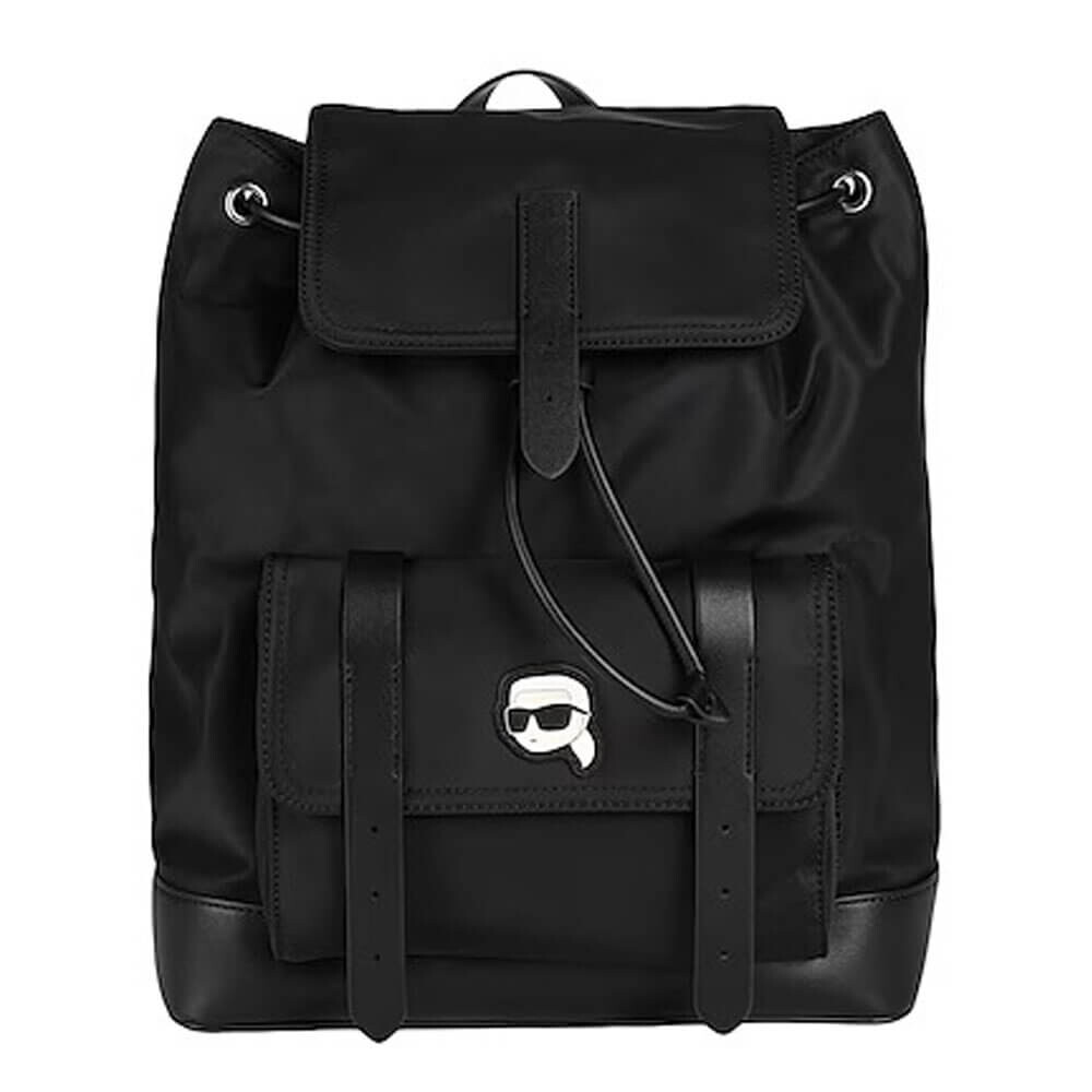 

Рюкзак Karl Lagerfeld K/Ikonik 2.0 Nylon Flap BP, черный