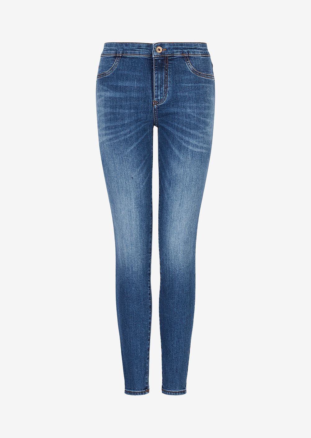 

Джинсы J12 с завышенной талией Armani Exchange, синий