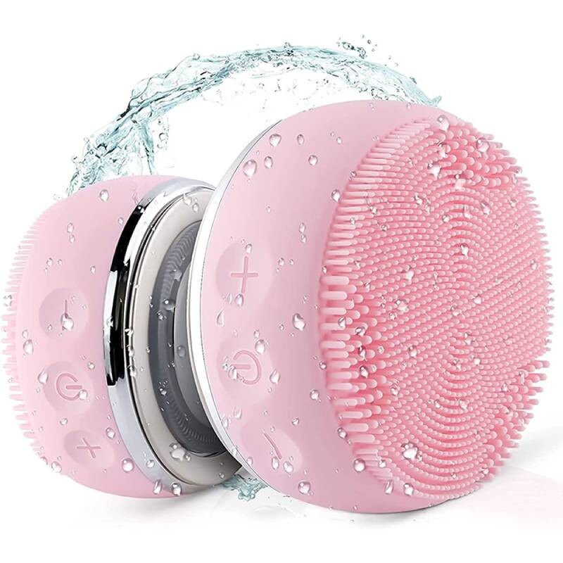 

Массажер для лица Zevgani Hair & Beauty Inc.Facial Cleansing Brush, розовый
