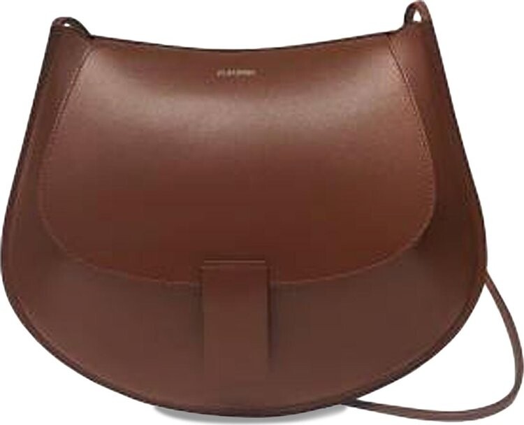 

Сумка Jil Sander Crescent Small Shoulder Bag Curry, коричневый
