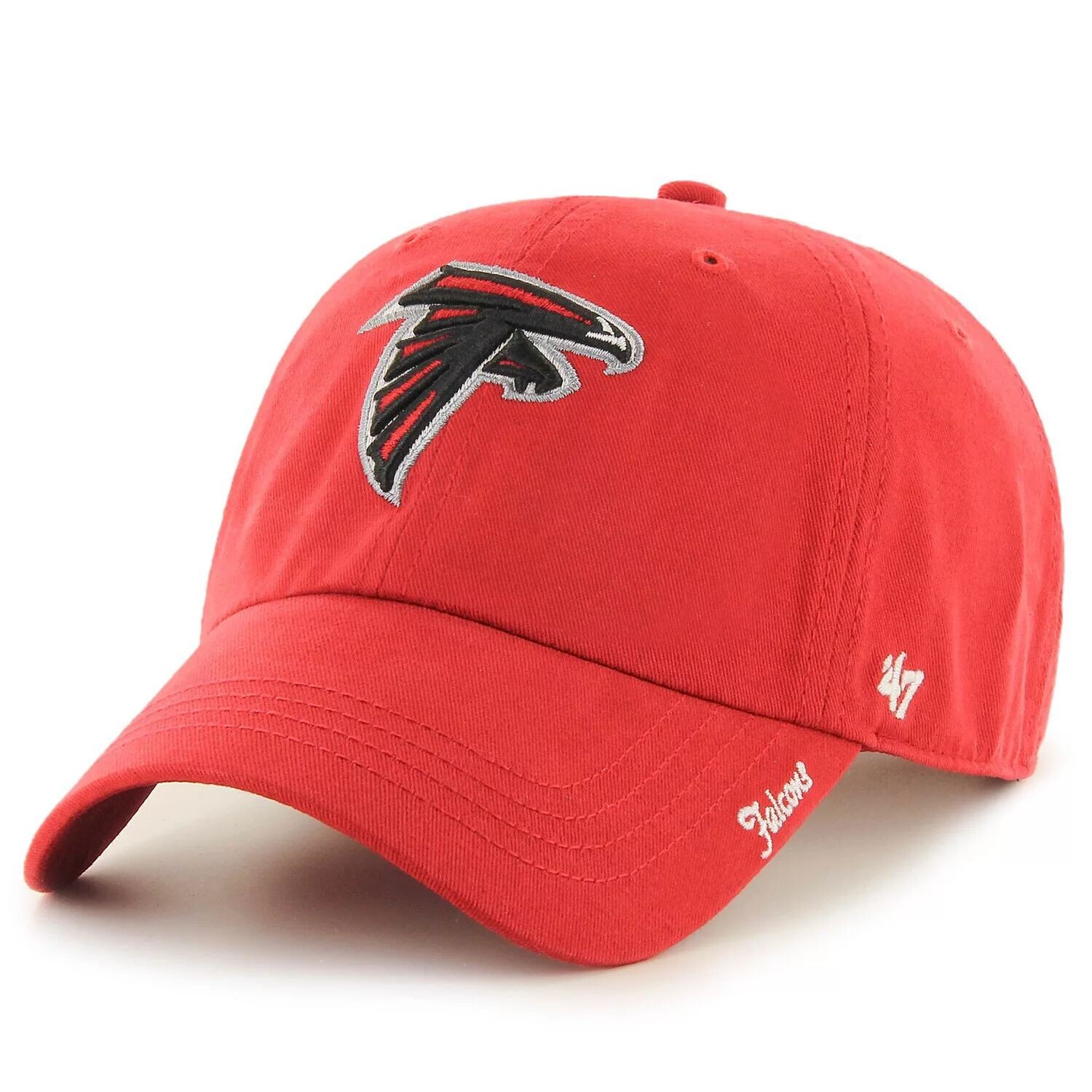 

Женская регулируемая кепка Red Atlanta Falcons Miata Clean Up '47 Red