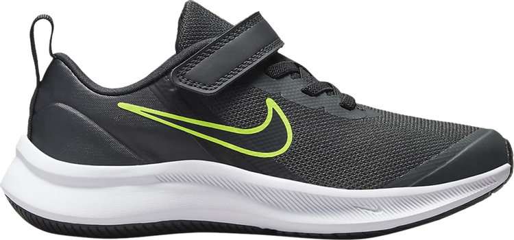 Кроссовки Nike Star Runner 3 PS 'Dark Smoke Grey', серый кроссовки nike star runner 2 psv dark smoke grey gold серый
