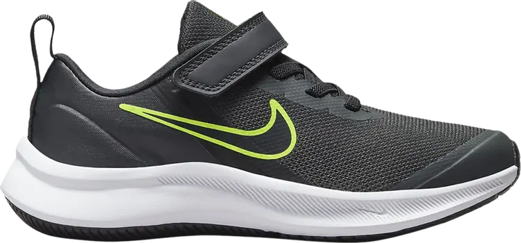 Кроссовки Nike Star Runner 3 PS 'Dark Smoke Grey', серый кроссовки nike star runner 2 psv dark smoke grey gold серый