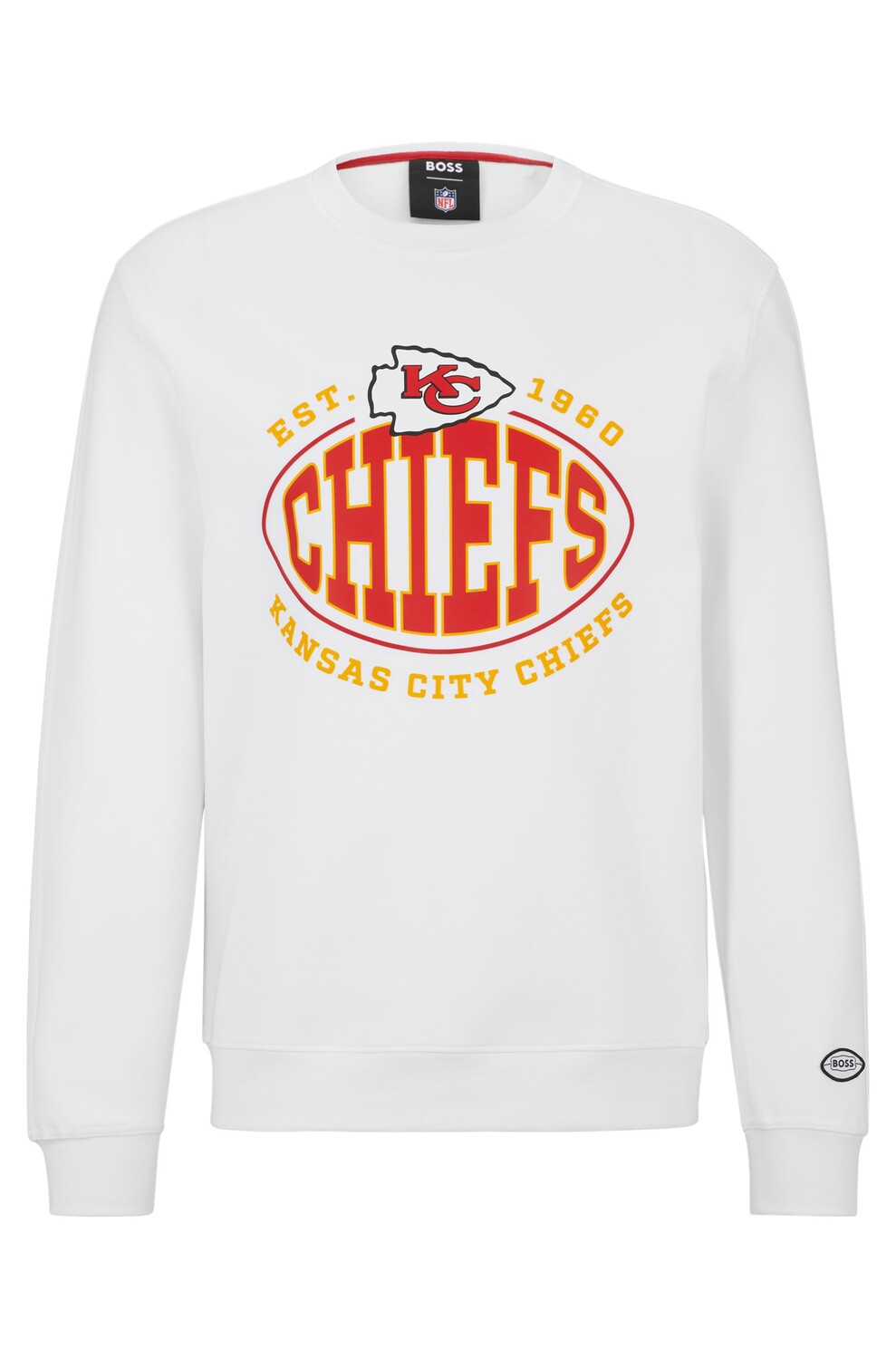 

Свитшот Boss X Nfl Cotton-blend With Collaborative Branding, Chiefs