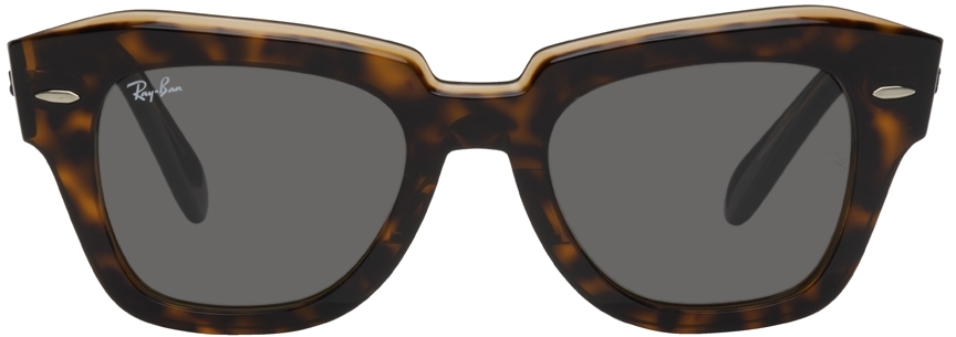 

Солнцезащитные очки State Street в черепаховой оправе Ray-Ban