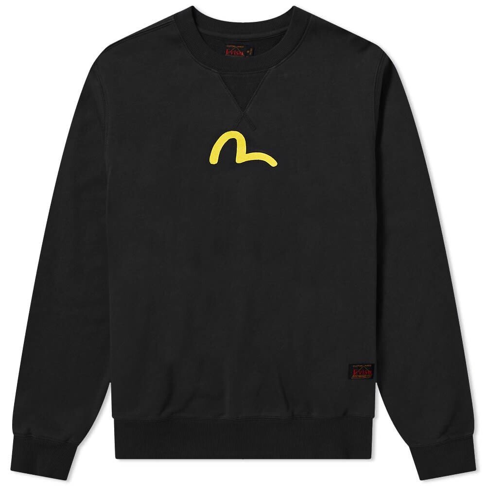 

Толстовка Evisu Seagull Crew Sweat, Черный