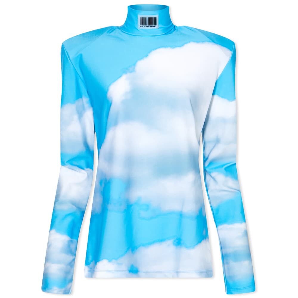 

Джемпер VTMNTS Sky Lycra Barcode Turtleneck