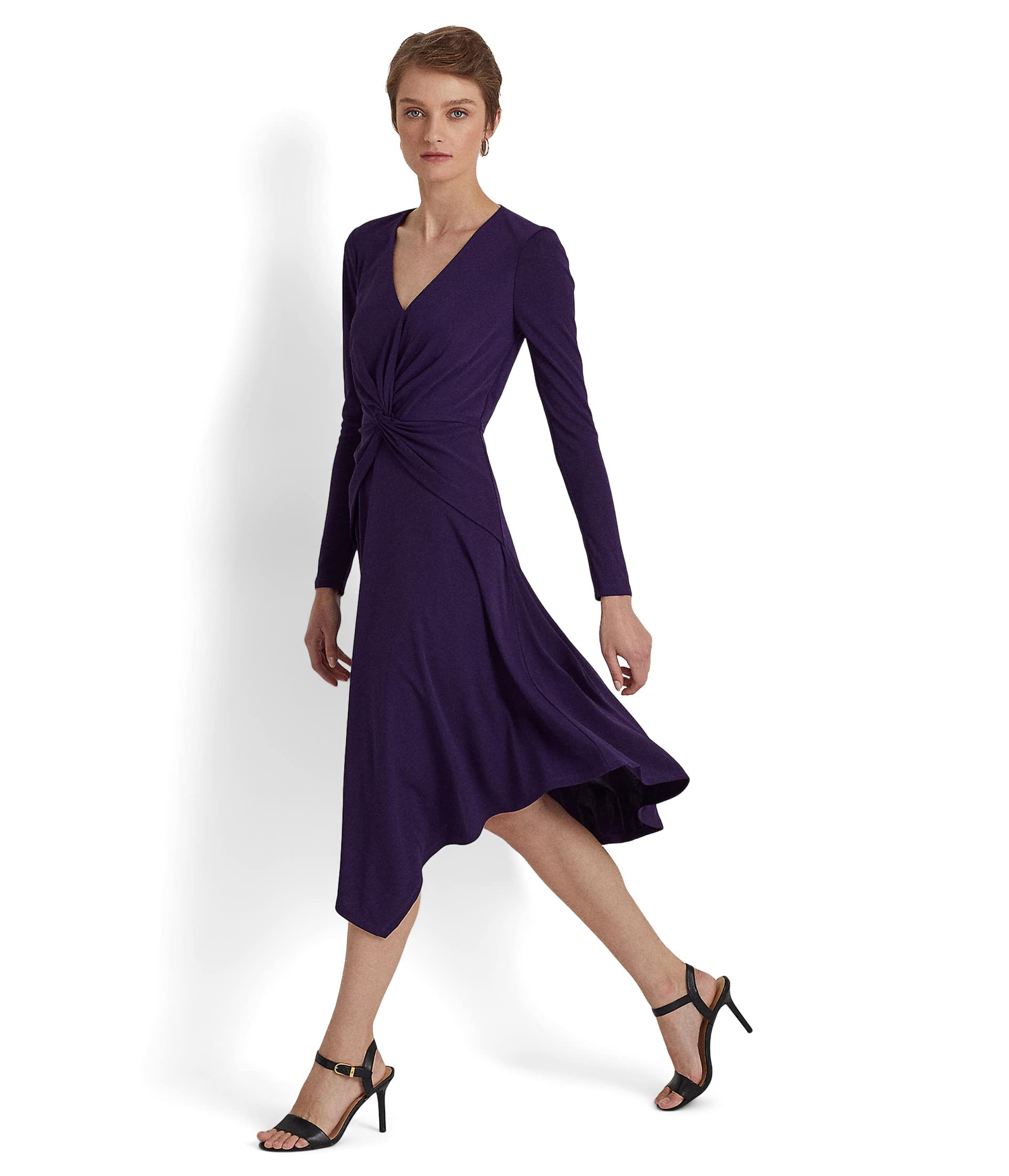 Ralph lauren twist discount front jersey dress