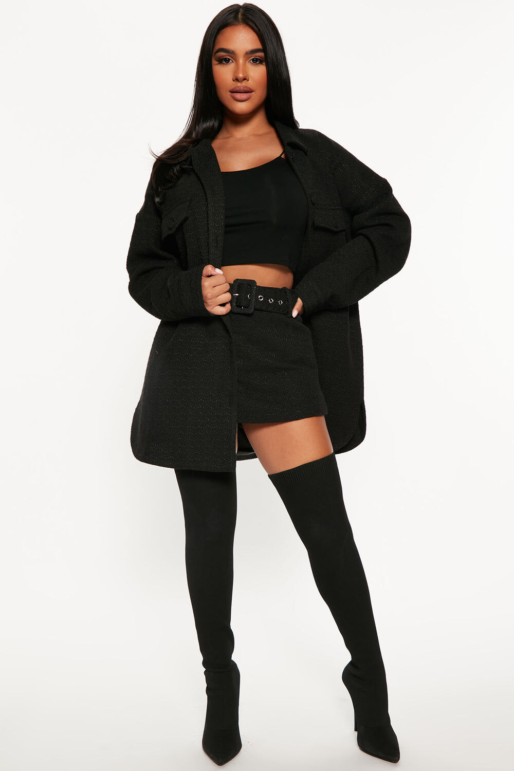 

Юбка Fashion Nova TI7784, черный