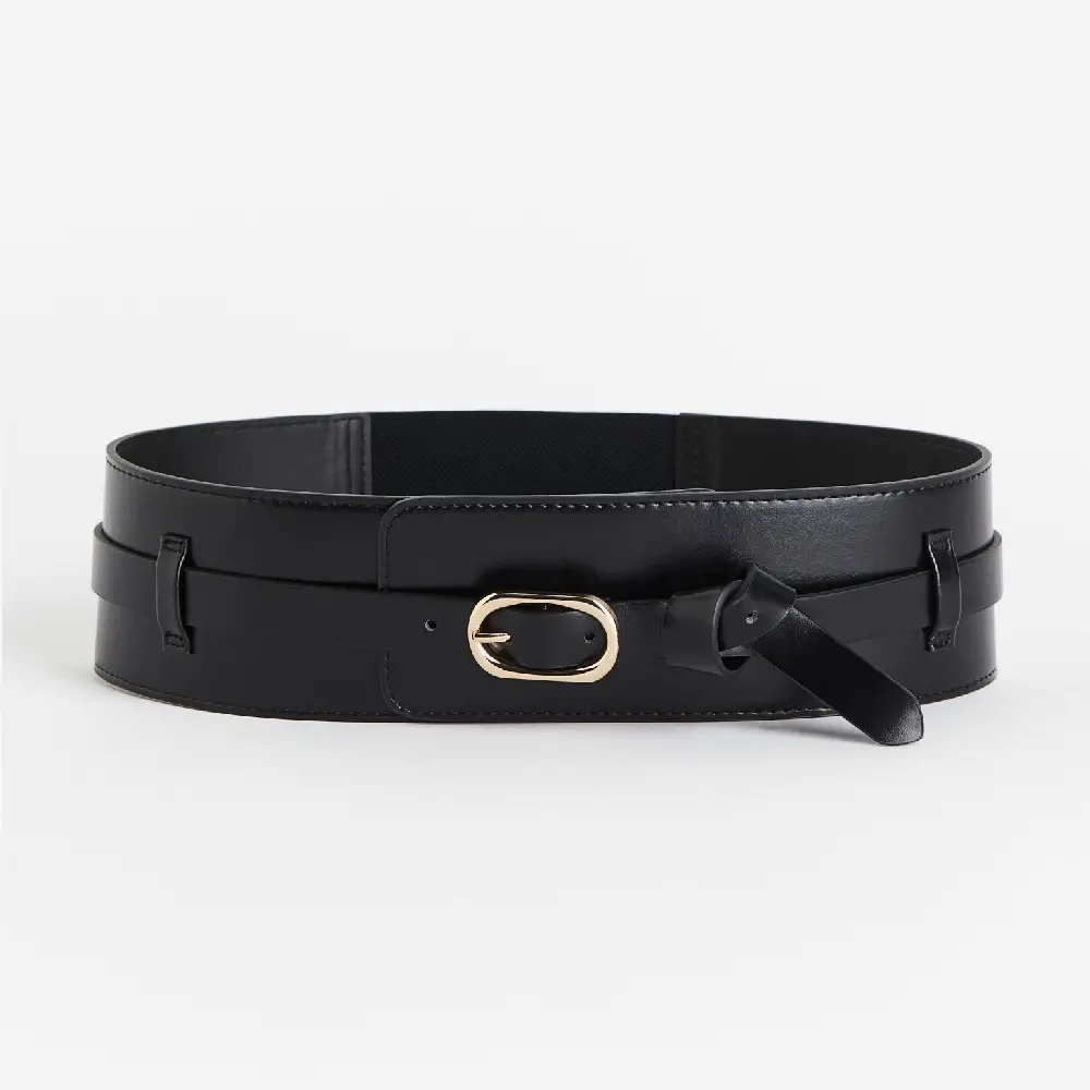 

Ремень H&M Wide Waist, черный