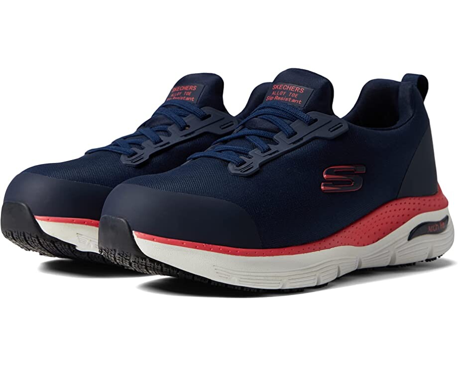 

Кроссовки Arch Fit SR - Evzan Alloy Toe SKECHERS Work, синий