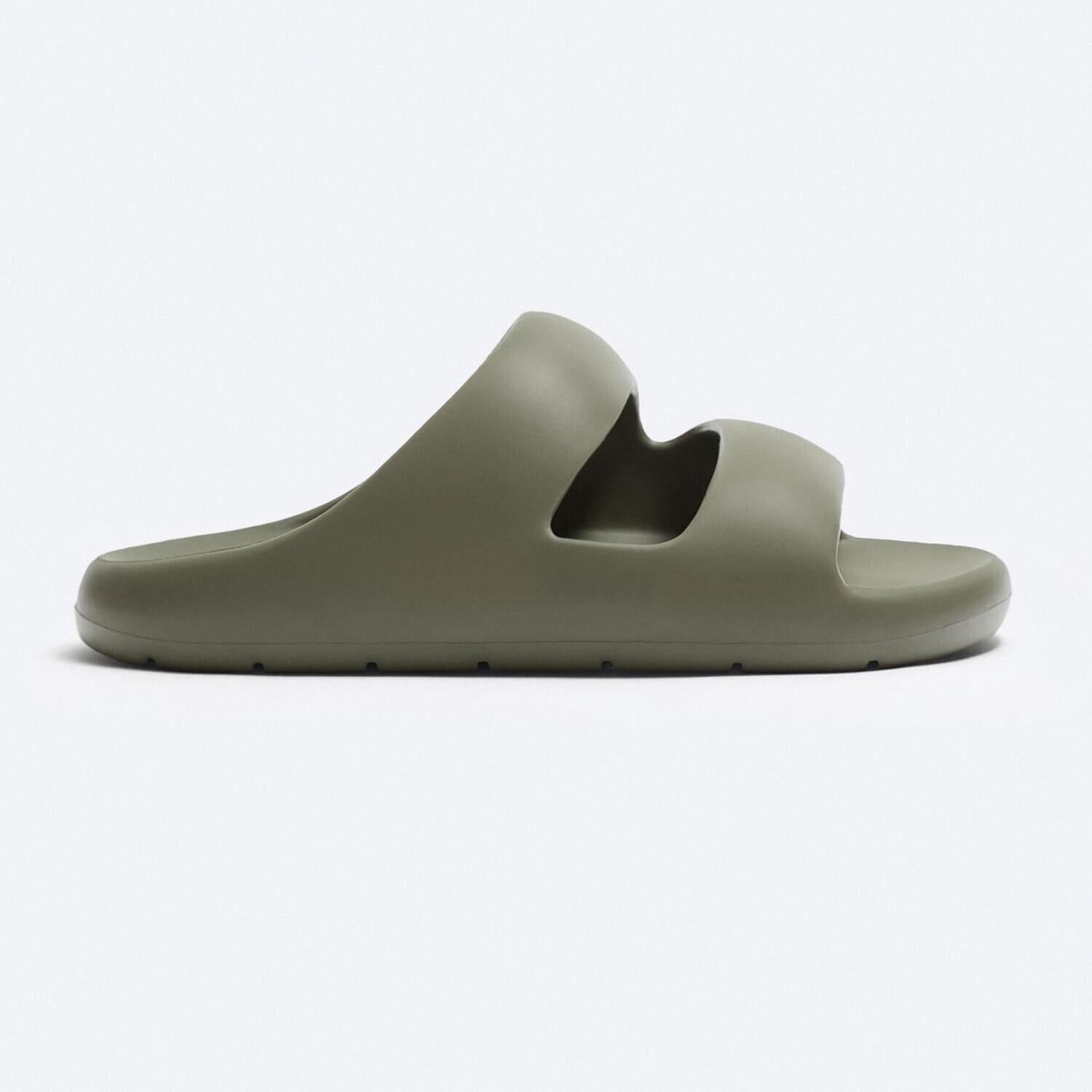 

Шлепанцы Zara Two-Strap, зеленый