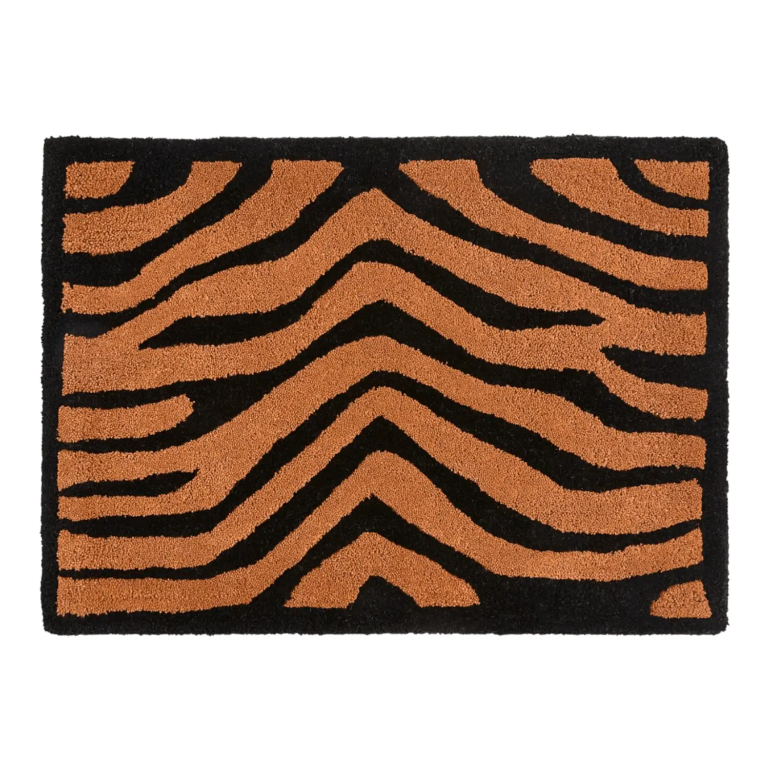 

Ковер придверный H&M Home Animal-print, коричневый/черный