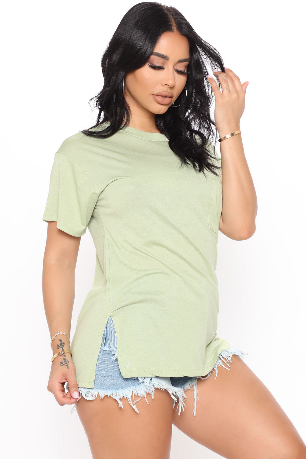 

Топ Fashion Nova 72581, шалфей