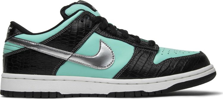 Лимитированные кроссовки Nike Diamond Supply Co. x Dunk Low Pro SB 'Tiffany', бирюзовый - фото