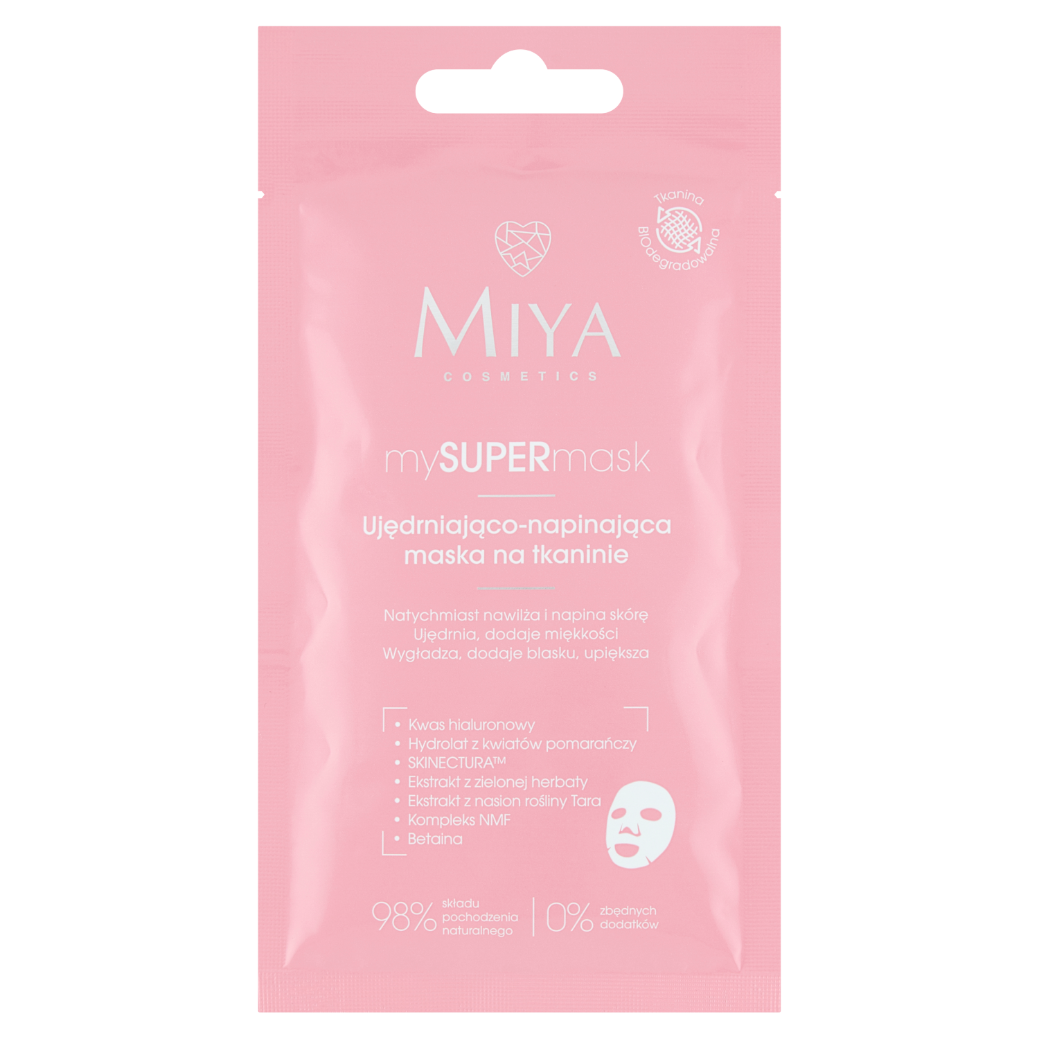 Miya Cosmetics MySuperMask укрепляющая маска для лица, 1 шт.