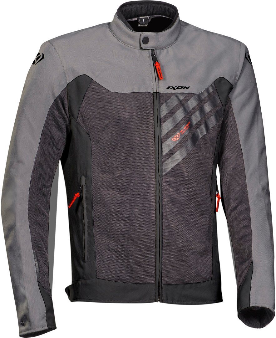 Куртка Ixon Orion для мотоцикла Текстильная, антрацитово-черная