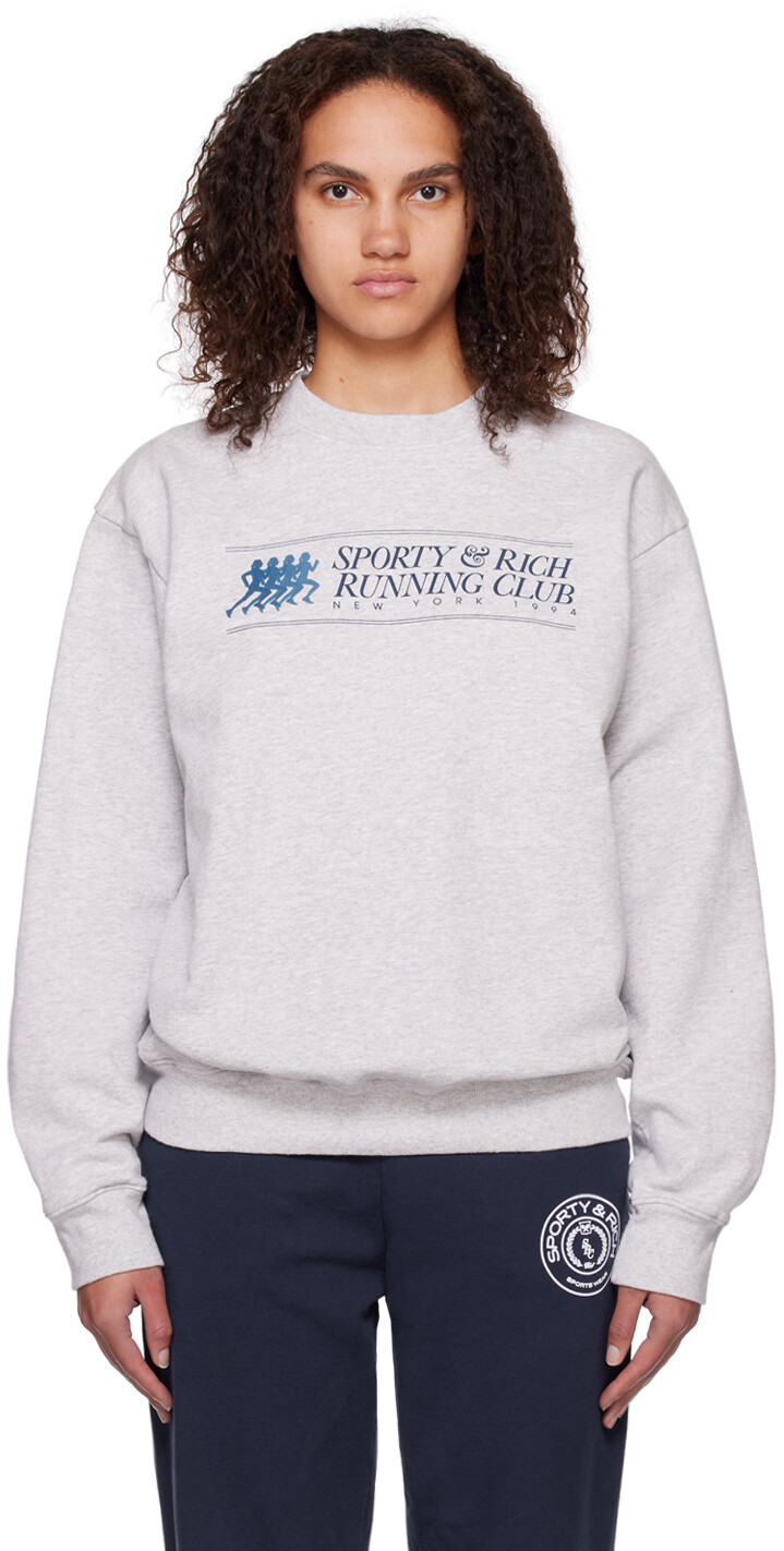 

Серая толстовка 94 Running Club Sporty & Rich