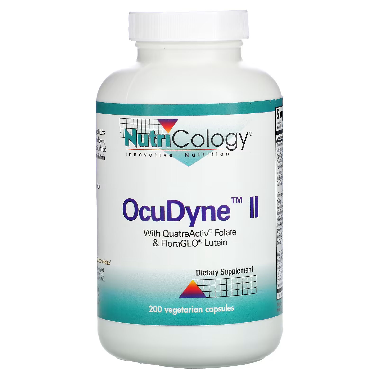 Nutricology, OcuDyne II, 200 вегетарианских капсул nutricology stabilium 200 30 капсул