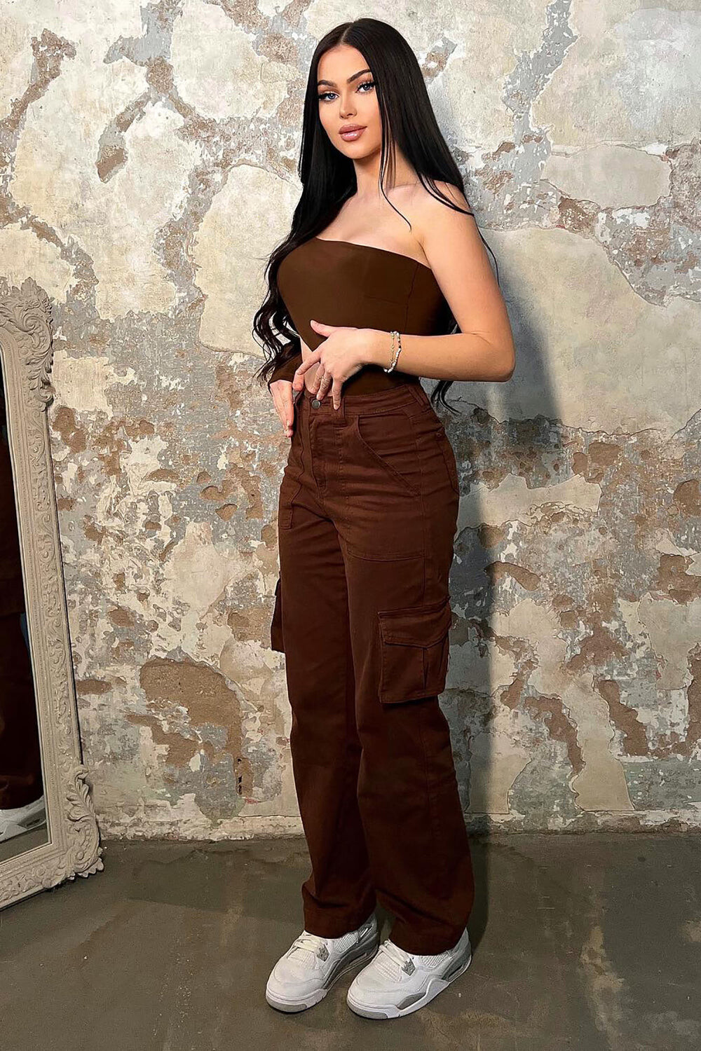 

Джинсы Fashion Nova AP40310, шоколад