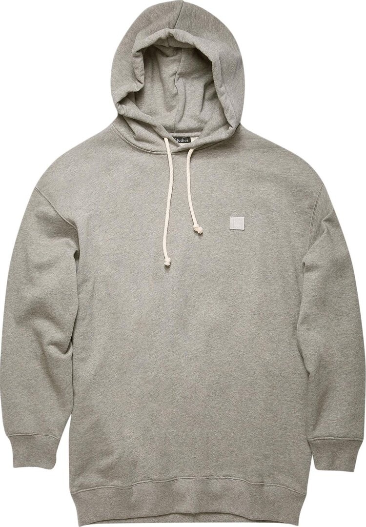 

Толстовка Acne Studios Oversized Hooded Sweatshirt 'Light Grey Melange', серый