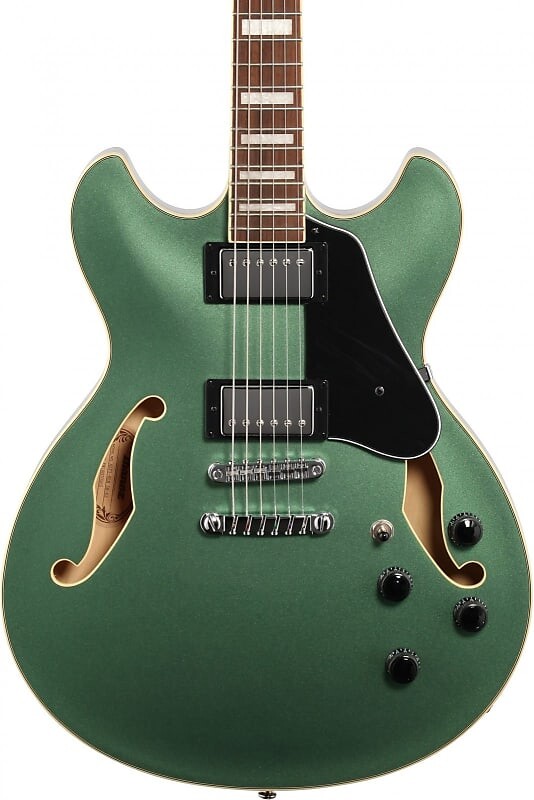 

Полуакустическая электрогитара Ibanez Artcore AS73OLM - оливковый металлик
