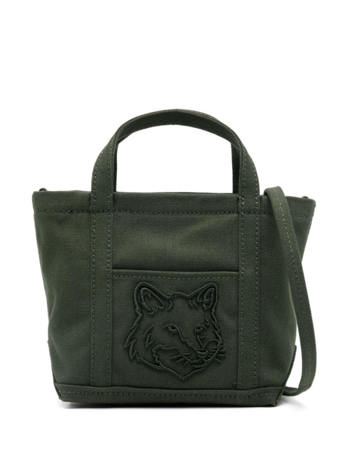 

Мини-сумка Fox Head Maison Kitsuné, зеленый