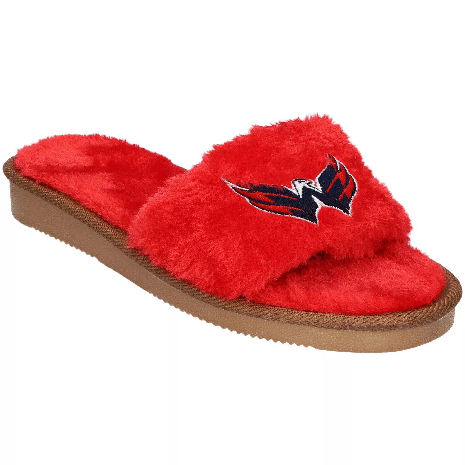 

Женские шлепанцы из искусственного меха FOCO Washington Capitals