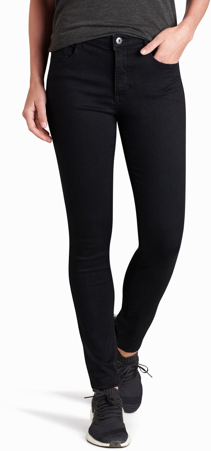 

Джинсы скинни Kontour Flex Denim 9 дюймов — женские KUHL, черный