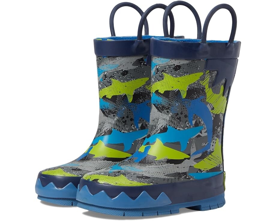 

Ботинки Western Chief Shark Frenzy Rain Boots, синий