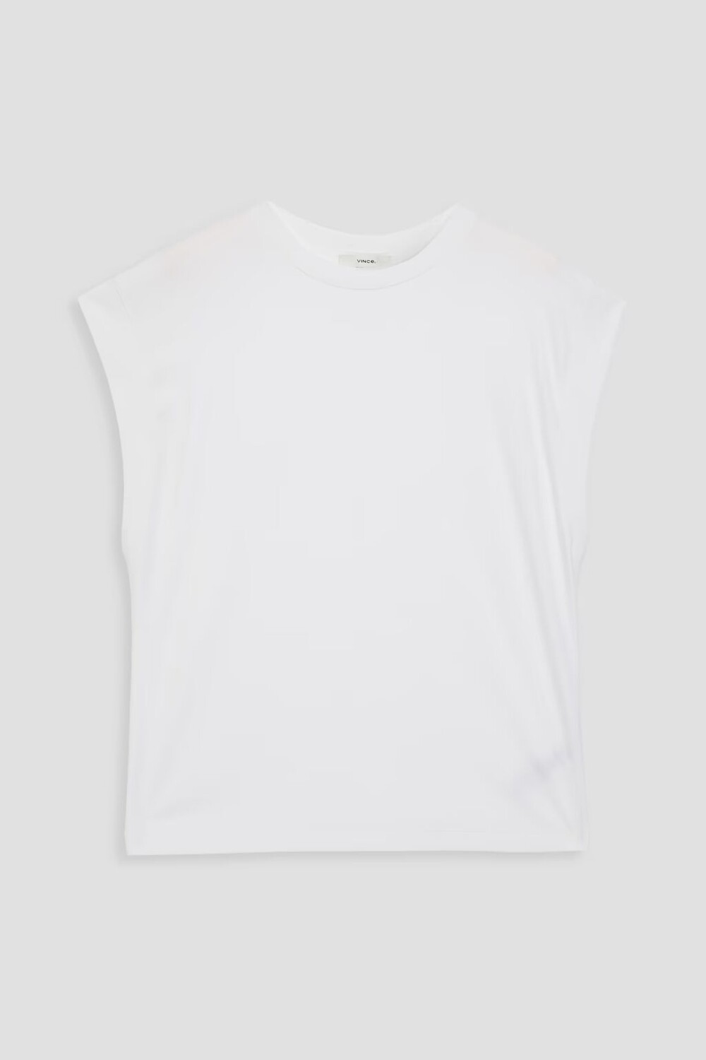 

Футболка из хлопкового джерси Vince., белый