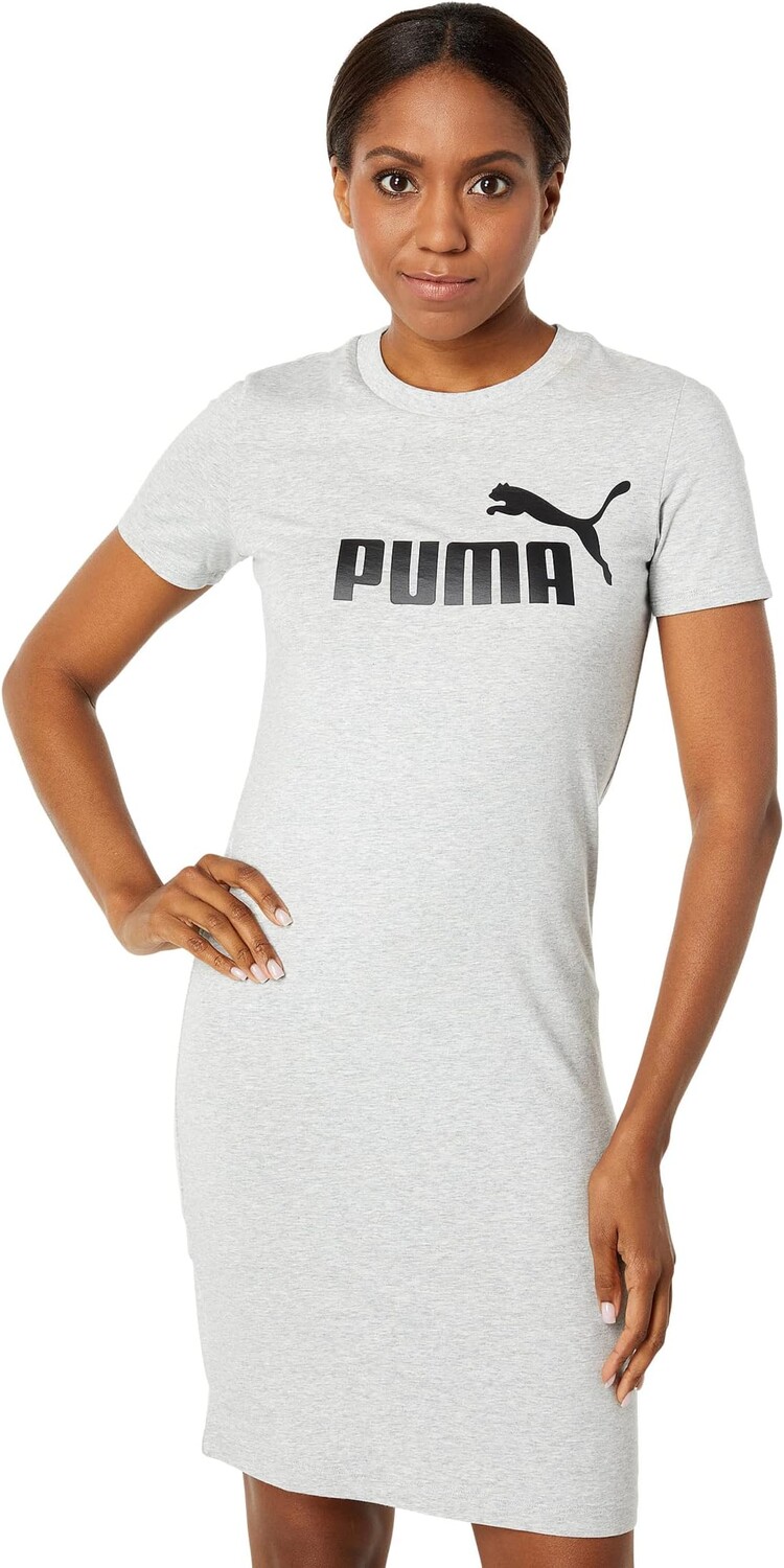 

Узкое платье-футболка Essentials PUMA, цвет Light Gray Heather