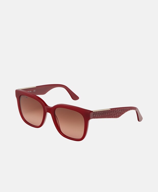 

Солнцезащитные очки Lacoste, красный