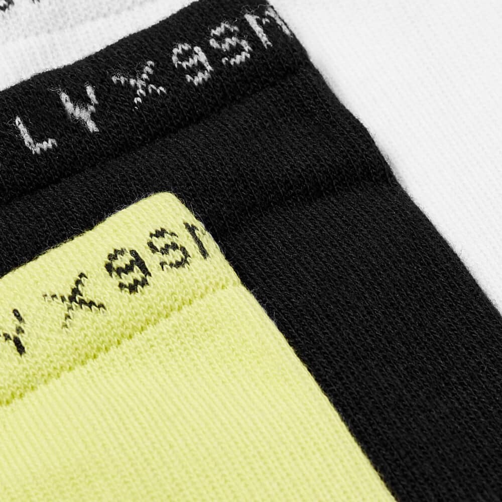 

1017 ALYX 9SM, 3 пары носков, мультиколор