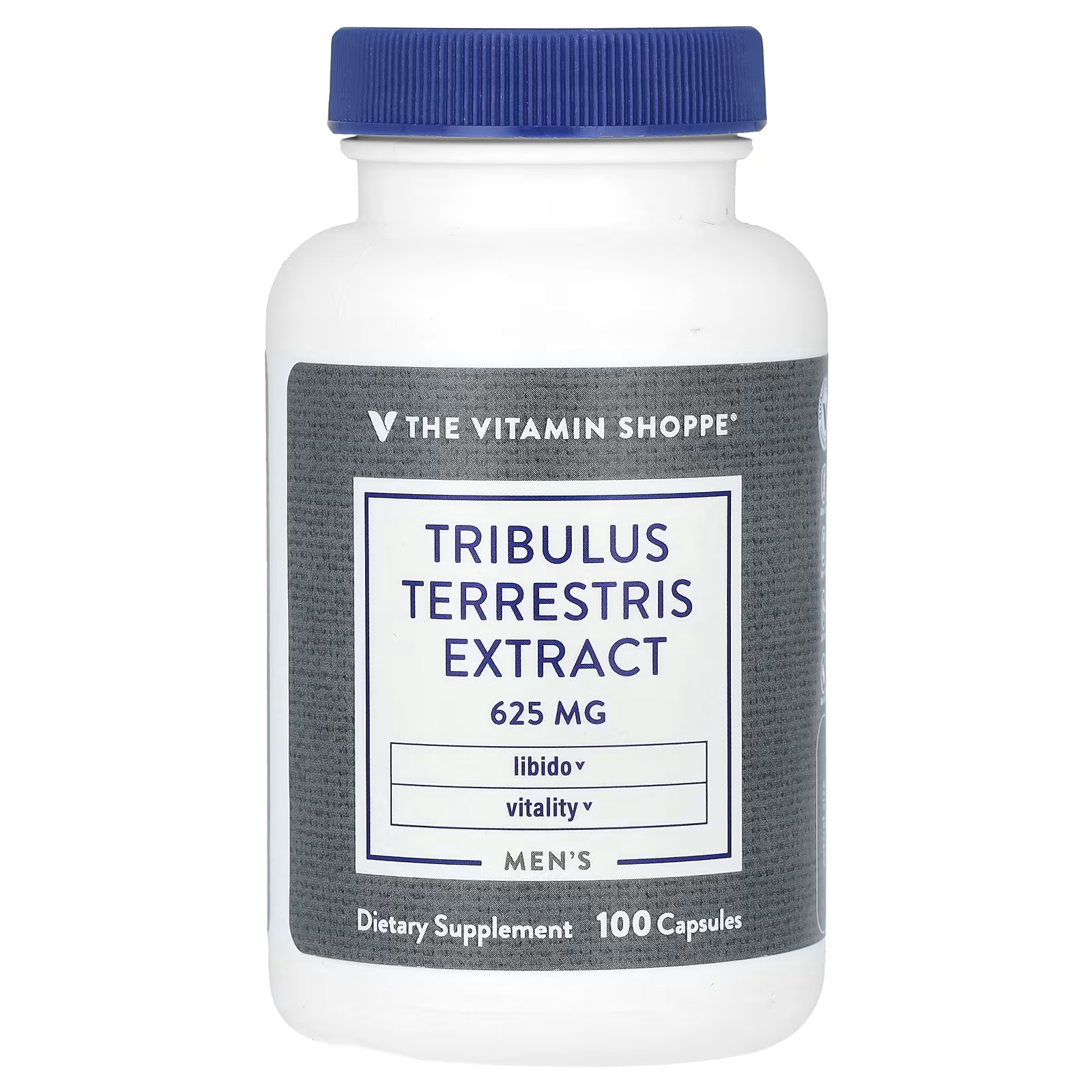 Экстракт the Vitamin Shoppe Tribulus Terrestris для мужчин 625 мг