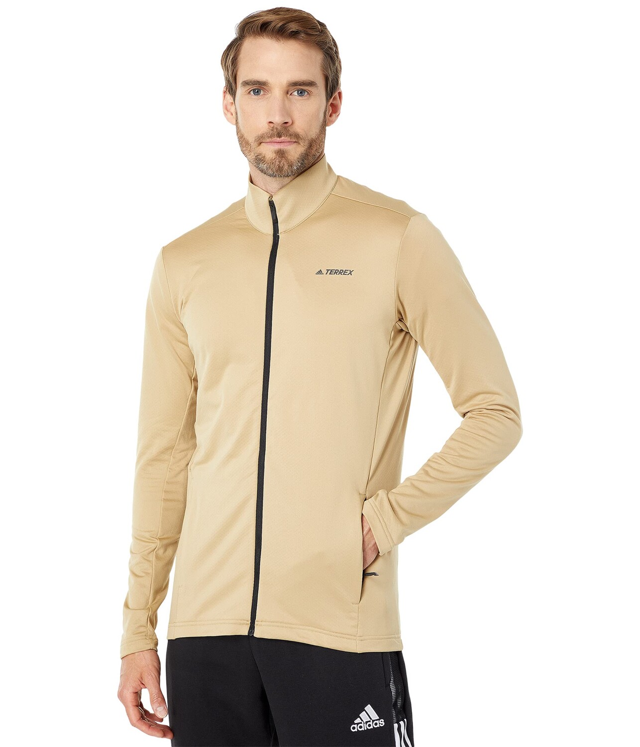 

Флисовый худи adidas Outdoor, Multi Full Zip Fleece, Коричневый