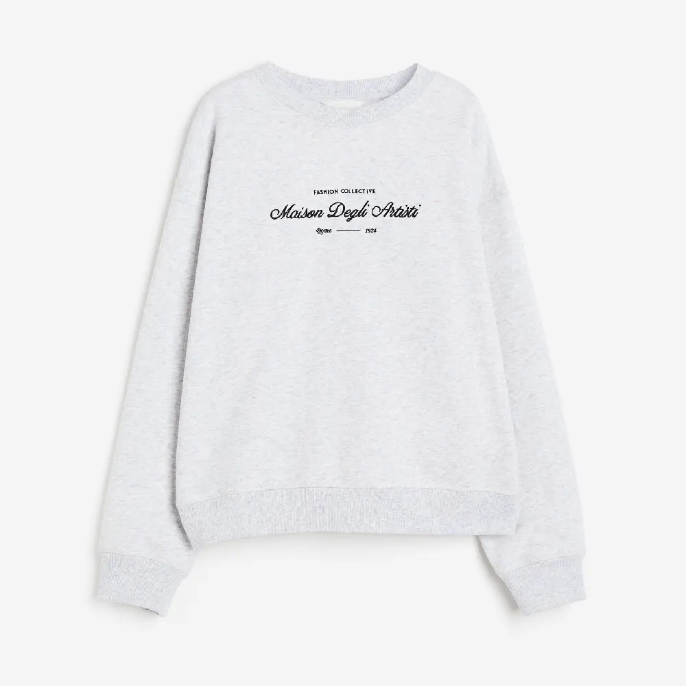 

Свитшот H&M, светло-серый
