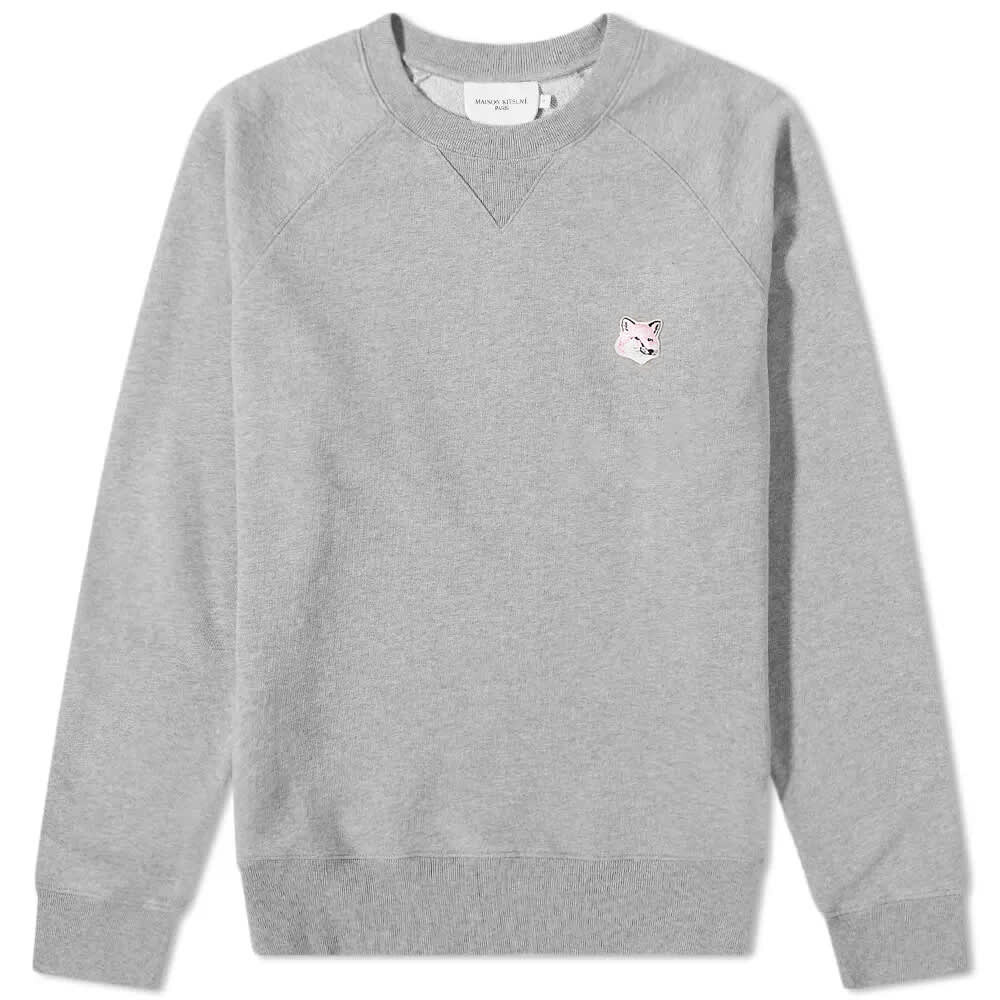 

Толстовка Maison Kitsune Monochrome Fox Head Classic Crew Sweat, Серый