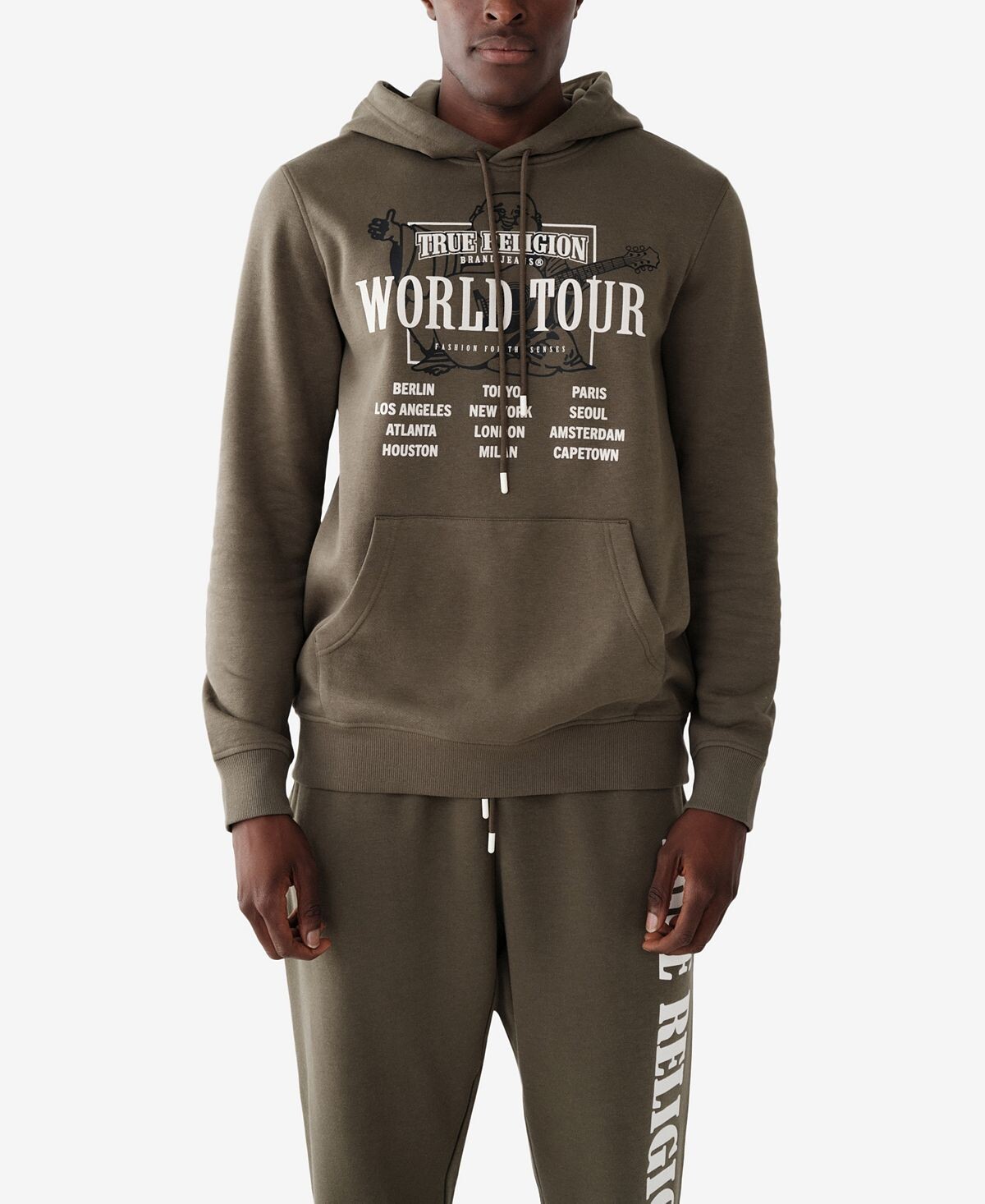 

Мужской пуловер с капюшоном world tour True Religion