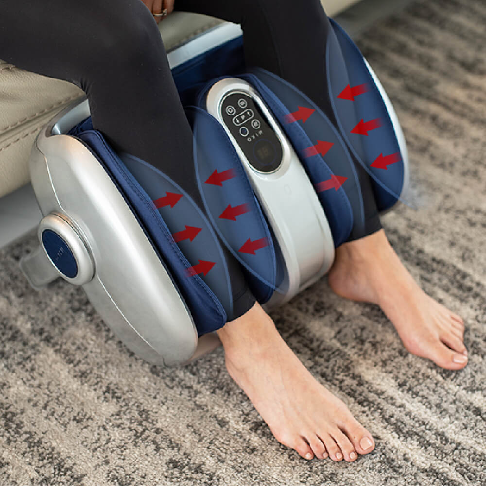 Массажер для ног Miko Shiatsu Foot Machine, серый/синий – заказать по  доступной цене из-за рубежа в «CDEK.Shopping»