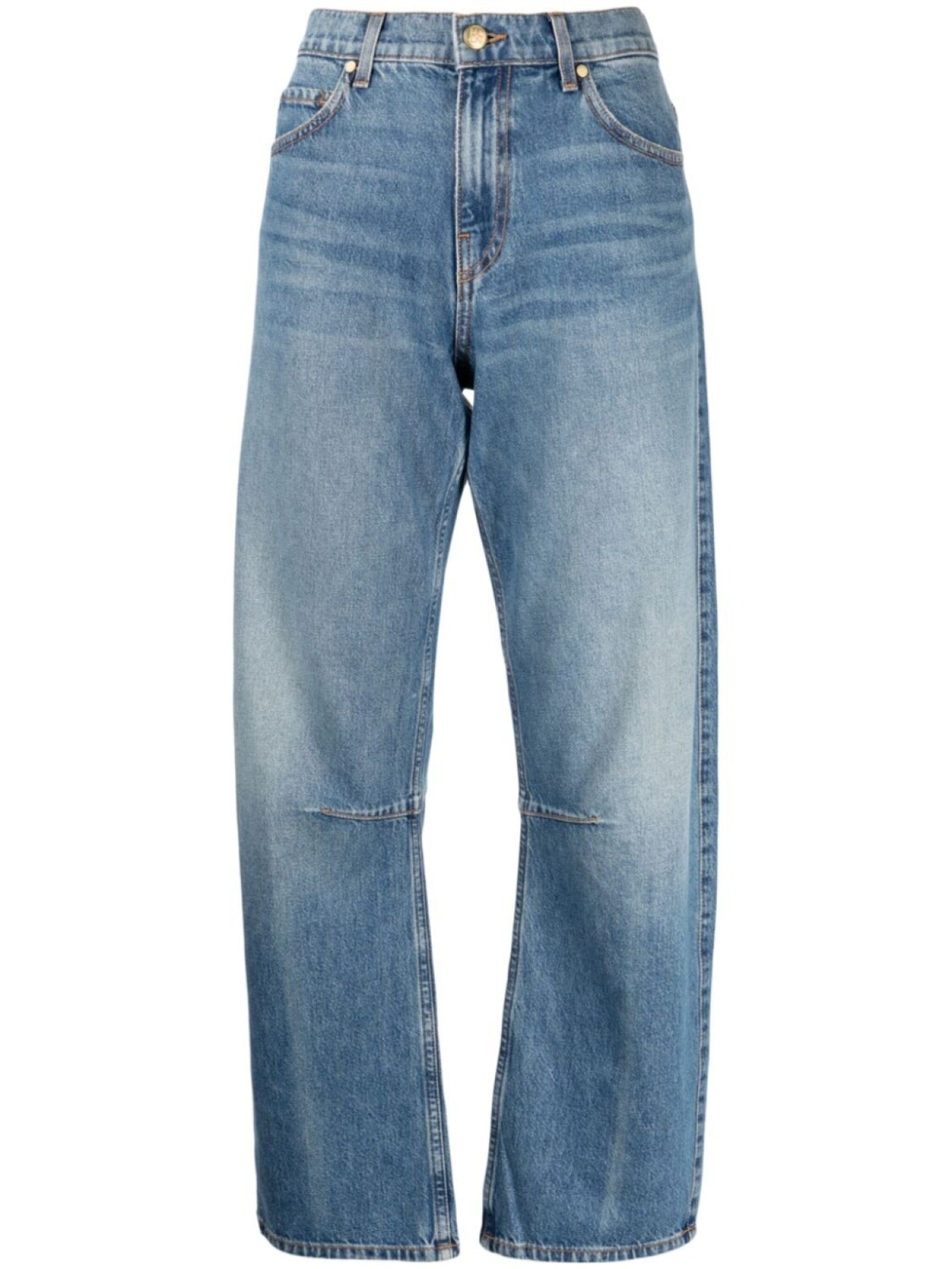 

Ulla Johnson The Esme tapered-leg jeans, синий