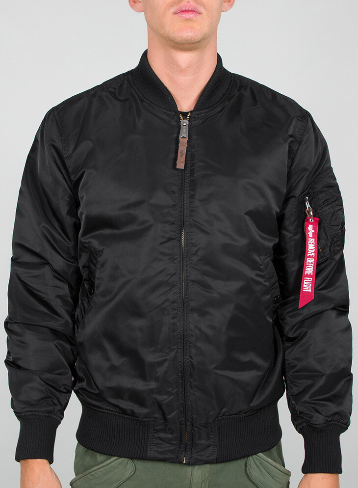 

Куртка Alpha Industries MA-1 VF 59 Long, черная, Черный