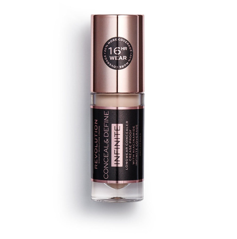 

Makeup Revolution Conceal & Define Infinite Стойкий консилер C4 3,4 мл