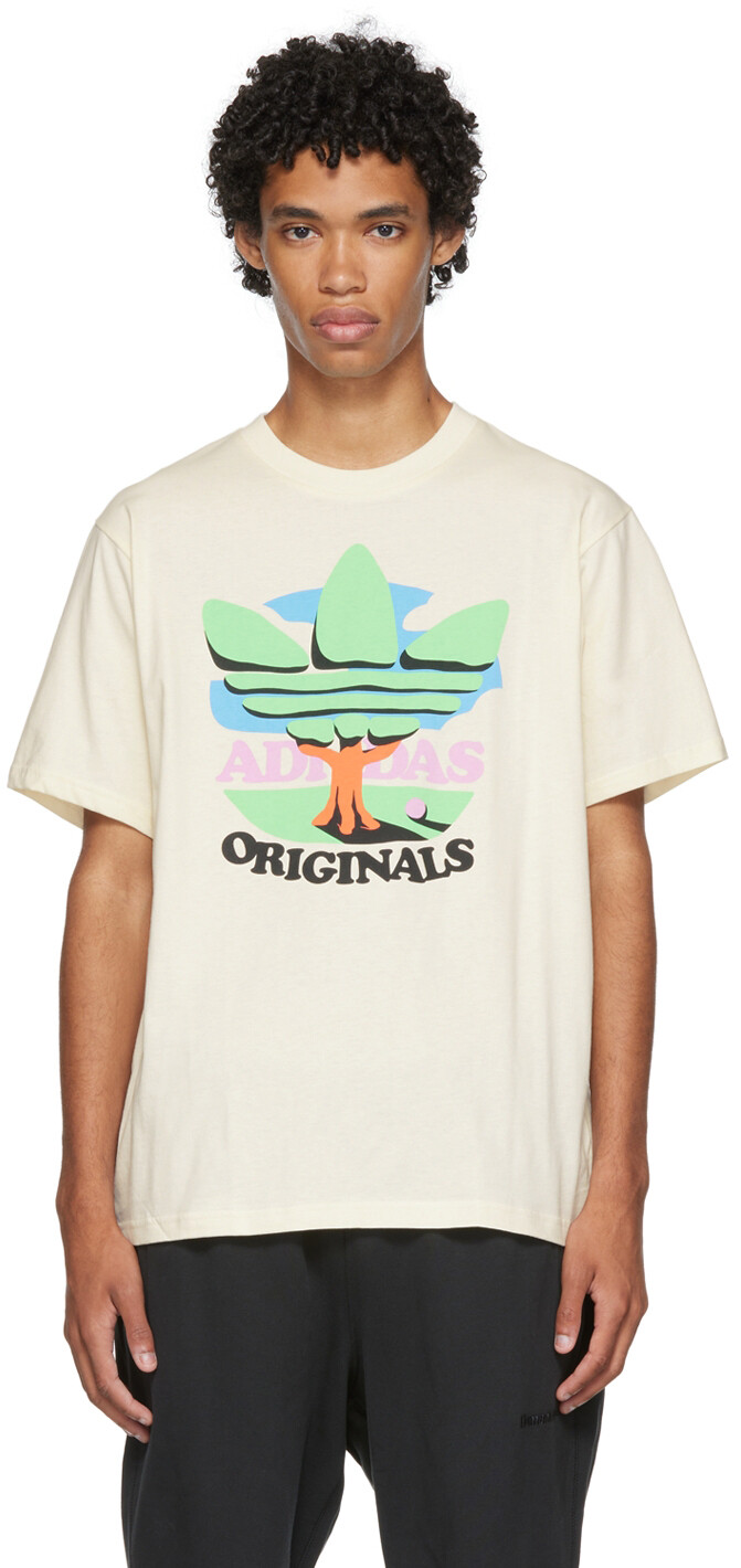

Футболка с трилистником Off-White adidas Originals