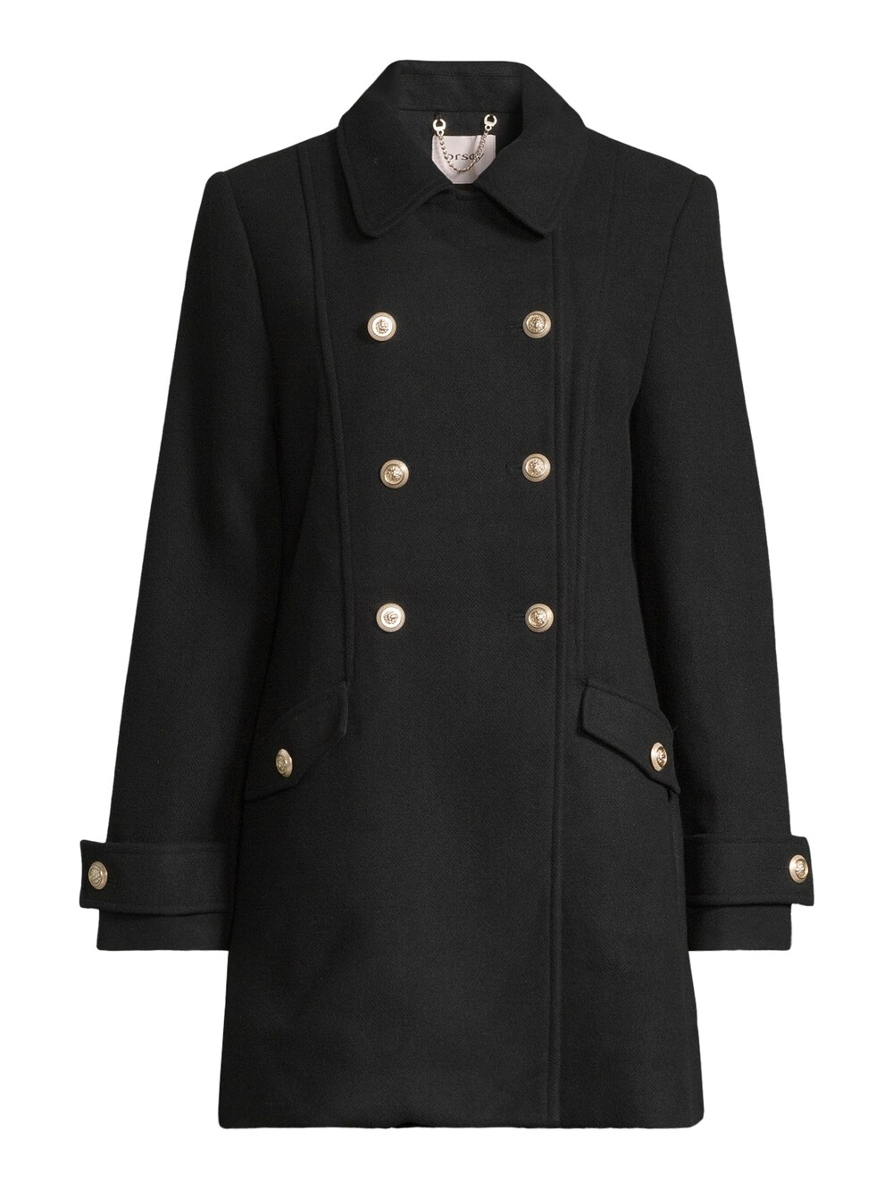 Межсезонное пальто Orsay Clashmil, черный межсезонное пальто orsay светло серый