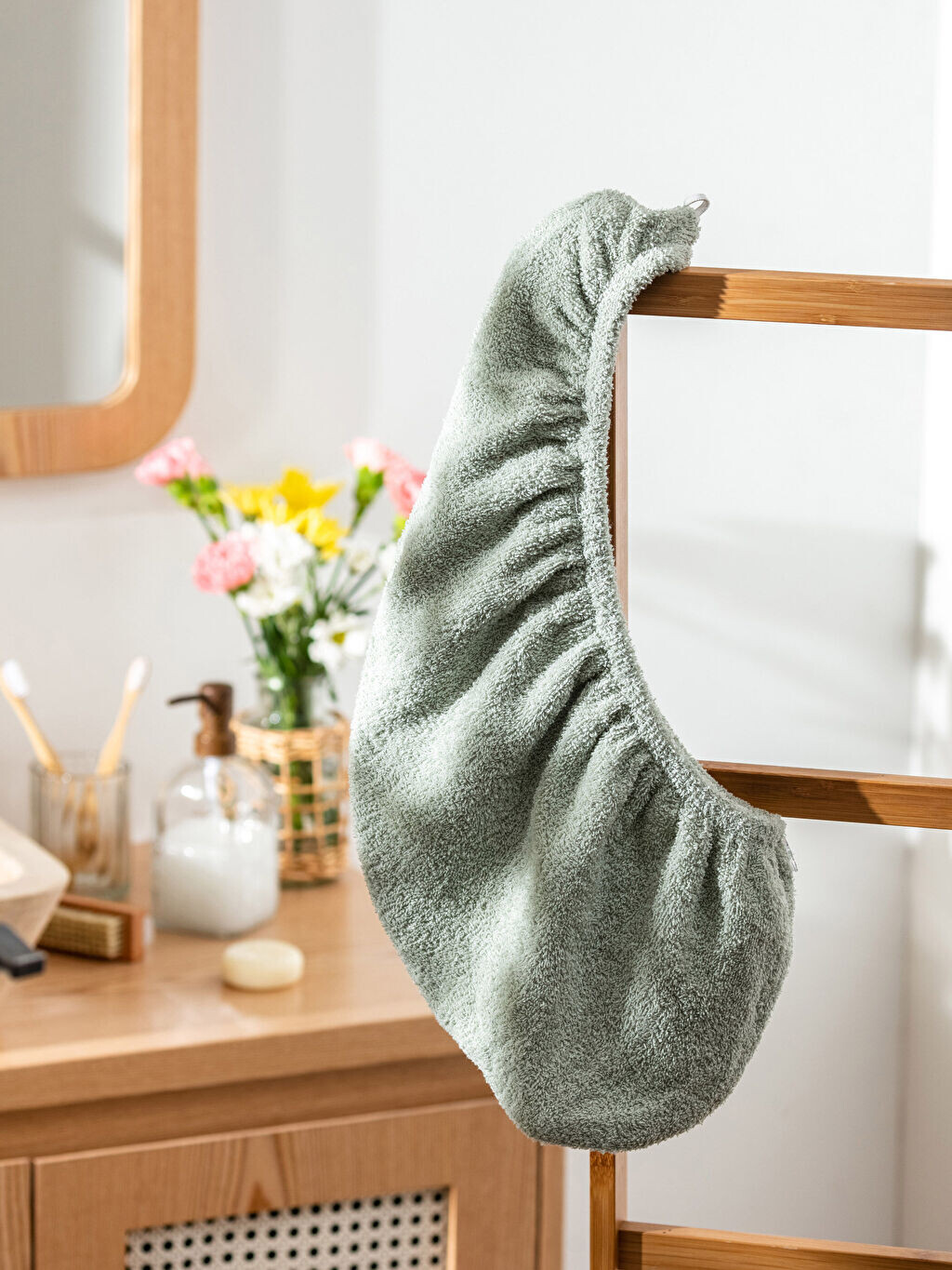 

Хлопковое женское полотенце для волос LCW Home